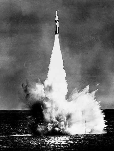 First Missile Launch From A Submerged Submarine 7-20-1960, File Photo Courtesy U.S. Navy