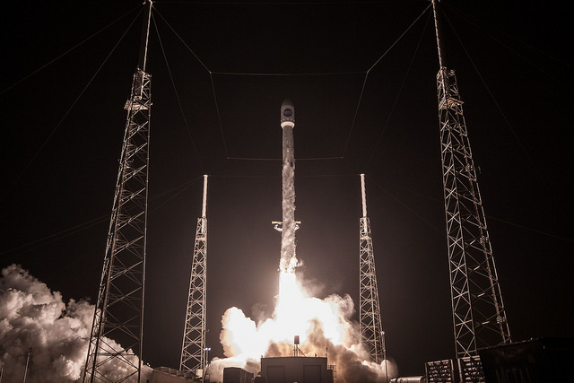 Falcon 9 Launch View From Launch Pad 40, Photo Courtesy SpaceX