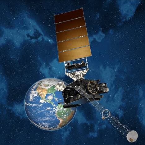 GOES-S Satellite Artist Conception, Photo Courtesy NASA