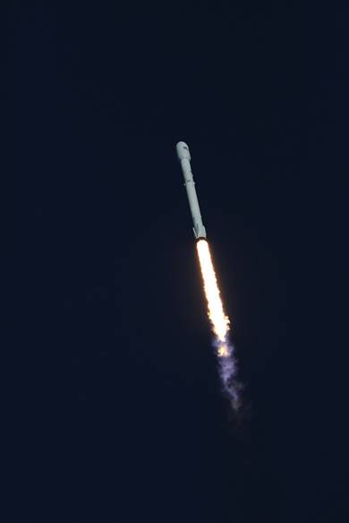 Falcon 9 TESS In Flight, Photo Courtesy NASA