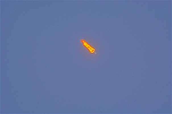 Falcon 9 In Flight, Photo Courtesy Liz Allen/Lloyd Behrendt