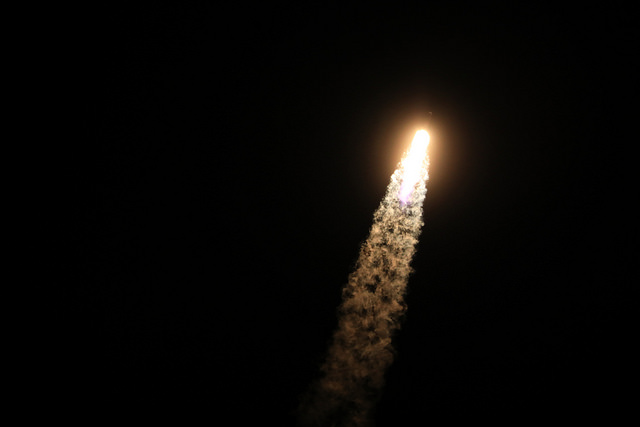 Falcon 9 CRS-15 In Flight, Photo Courtesy NASA