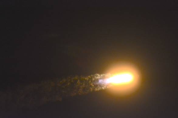 Falcon 9 SES-12 In Flight, Photo Courtesy Liz Allen/Lloyd Behrendt
