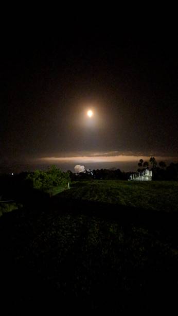Delta IV Launch View From KSC Press Site, Photo Courtesy Cliff Lethbridge/Spaceline