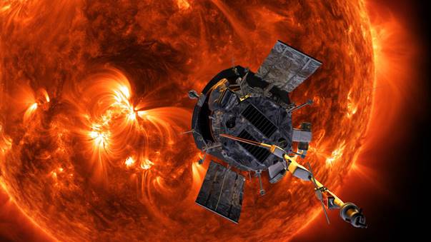 Parker Solar Probe Artist Conception, Photo Courtesy NASA