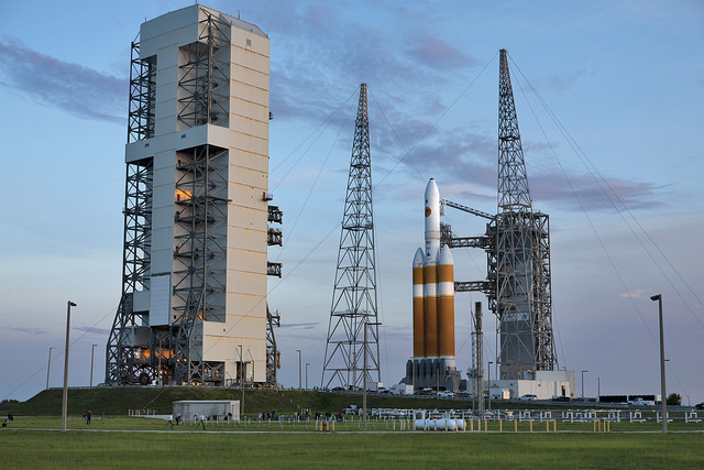 Delta IV Heavy With Parker Solar Probe On Launch Pad 37B, Photo Courtesy NASA