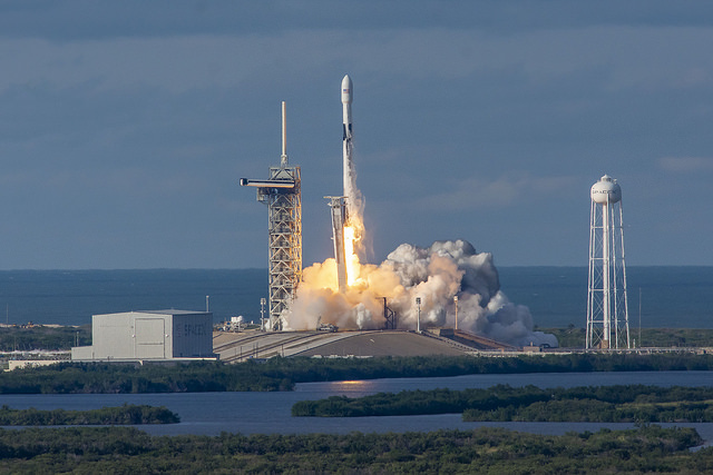Falcon 9 Launches With Es hail-2 Satellite, Photo Courtesy SpaceX