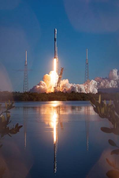 Falcon 9 GPS III-SV01 Launch, Photo Courtesy SpaceX