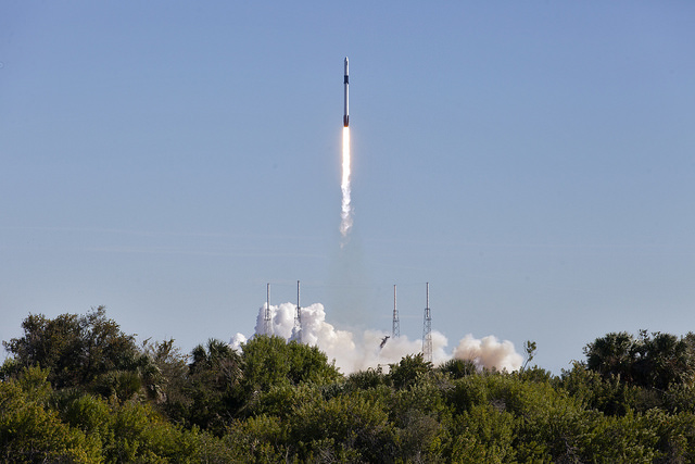 Falcon 9 CRS-16 Launch View From Press Site, Photo Courtesy NASA