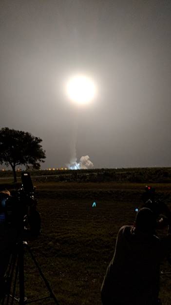 Delta IV Launch View From Press Site, Photo Courtesy Cliff Lethbridge/Spaceline