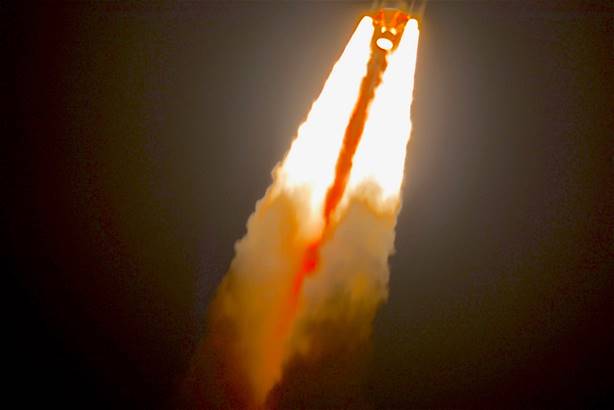 Delta IV WGS-10 In Flight, Photo Courtesy Lloyd Behrendt/Spaceline