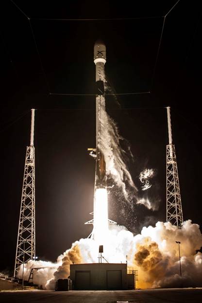 Falcon 9 Starlink-1 Launch, Photo Courtesy SpaceX