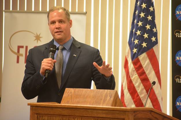 NASA Administrator Jim Bridenstine At Florida Tech, Photo Courtesy Lloyd Behrendt/Spaceline