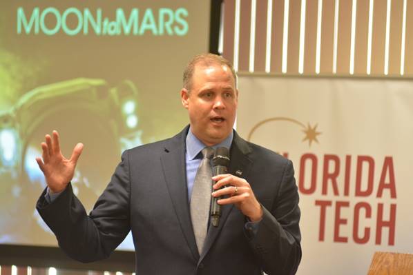 Bridenstine Outlines Moon To Mars Outlook, Photo Courtesy Lloyd Behrendt/Spaceline