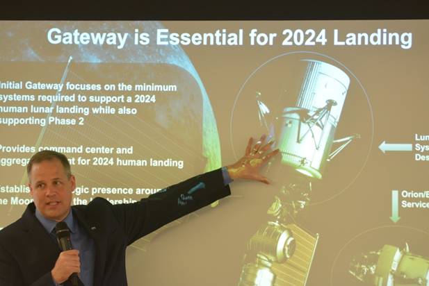 Bridenstine Explains Importance Of Lunar Gateway, Photo Courtesy Lloyd Behrendt/Spaceline