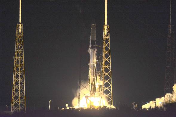 Falcon 9 CRS-17 Launch, Photo Courtesy Lloyd Behrendt/Spaceline