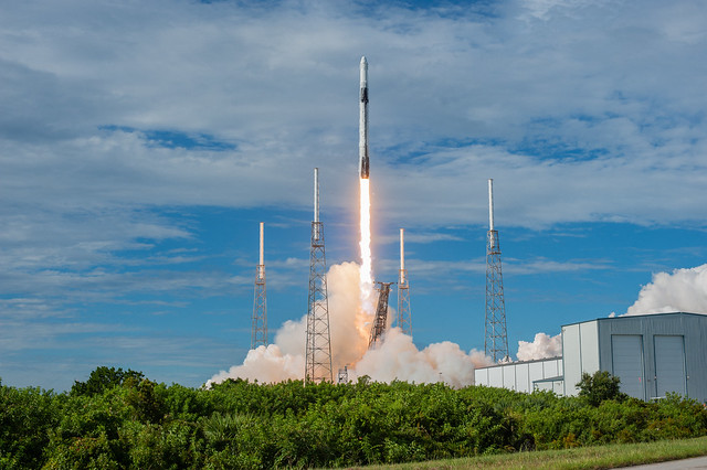 Falcon 9 CRS-18 Launch, Photo Courtesy NASA