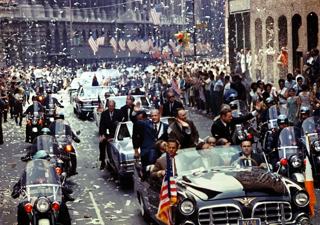 Apollo 11 Astronauts In New York Ticker Tape Parade, File Photo Courtesy NASA