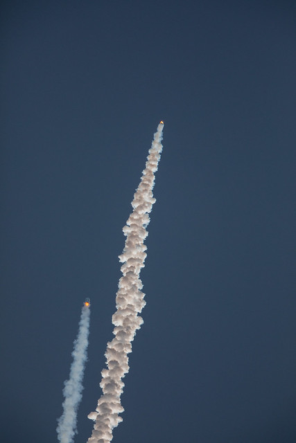 LAS Speeds Away From ATB, Photo Courtesy NASA