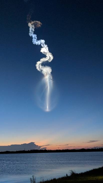 Atlas V AEHF-5 In Flight Halo Effect, Photo Courtesy Cliff Lethbridge/Spaceline