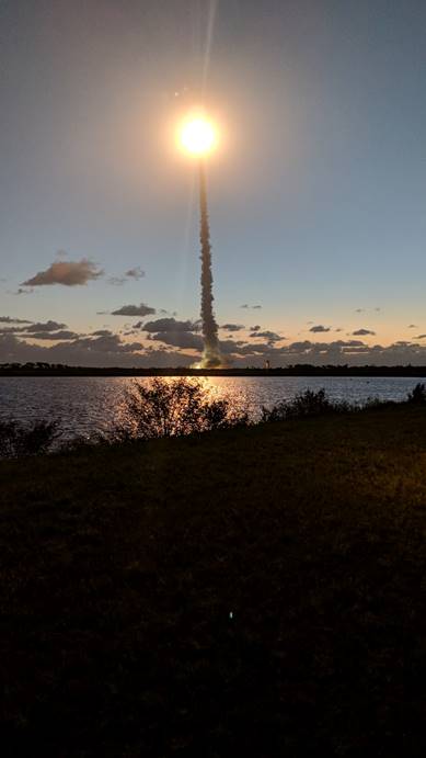 Atlas V CST-100 Starliner Launch View From Press Site, Photo Courtesy Cliff Lethbridge/Spaceline