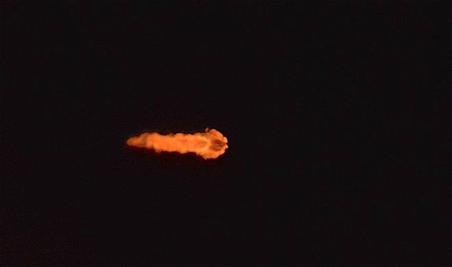 Falcon 9 JCSAT-18/Kacific1 Main Engine Cutoff, Photo Courtesy Lloyd Behrendt/Spaceline