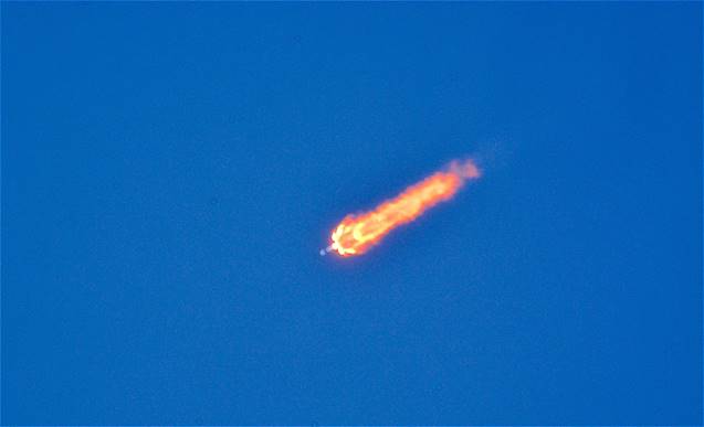 Falcon 9 CRS-19 At Main Engine Cutoff, Photo Courtesy Lloyd Behrendt/Spaceline