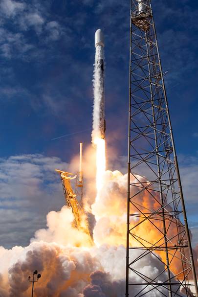 Falcon 9 Starlink Launch, Photo Courtesy SpaceX
