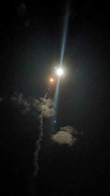 Atlas V Solar Orbiter Passes Moon, Photo Courtesy Cliff Lethbridge/Spaceline