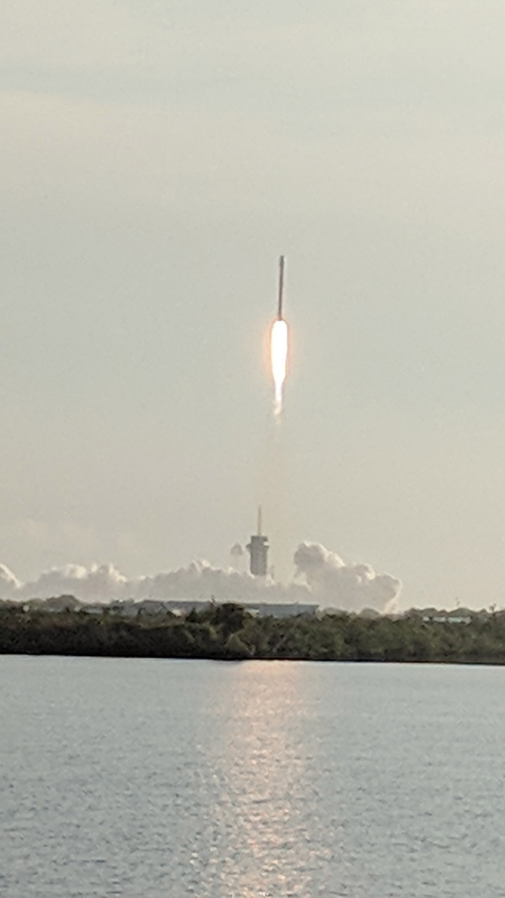 Falcon 9 Starlink Launch, Photo Courtesy Cliff Lethbridge/Spaceline