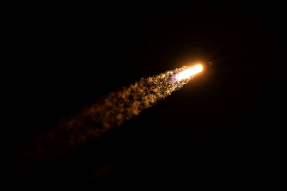 Falcon 9 V1.0-L21 Downrange, Photo Courtesy SpaceX