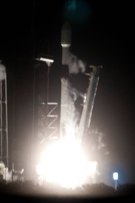 Falcon 9 Starlink V1.0-L17 Launch, Photo Courtesy Carleton Bailie Spaceline