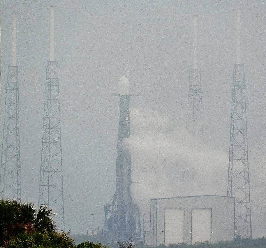 Falcon 9 Transporter-1 On Launch Pad 40, Photo Courtesy Liz Allen Spaceline