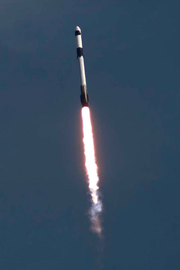 Falcon 9 CRS-21 In Flight, Photo Courtesy Liz Allen Spaceline