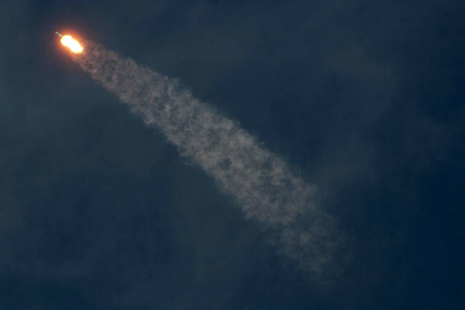 Falcon 9 CRS-21 Ascent, Photo Courtesy Liz Allen Spaceline