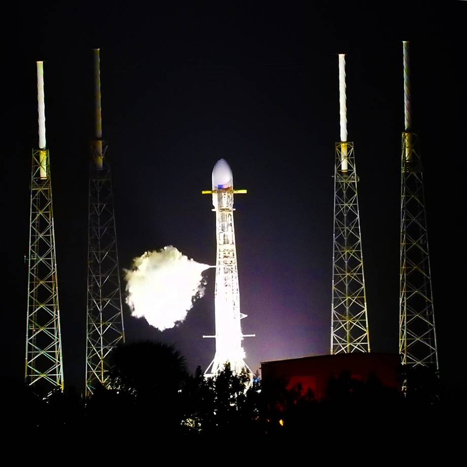 Falcon 9 GPS III SV-04 Launch Pad Abort, Photo Courtesy Liz Allen, Spaceline