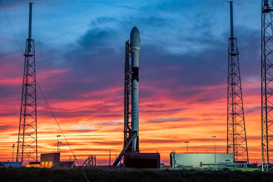 Falcon 9 GPS III SV-04 On Launch Pad 40, Photo Courtesy SpaceX

