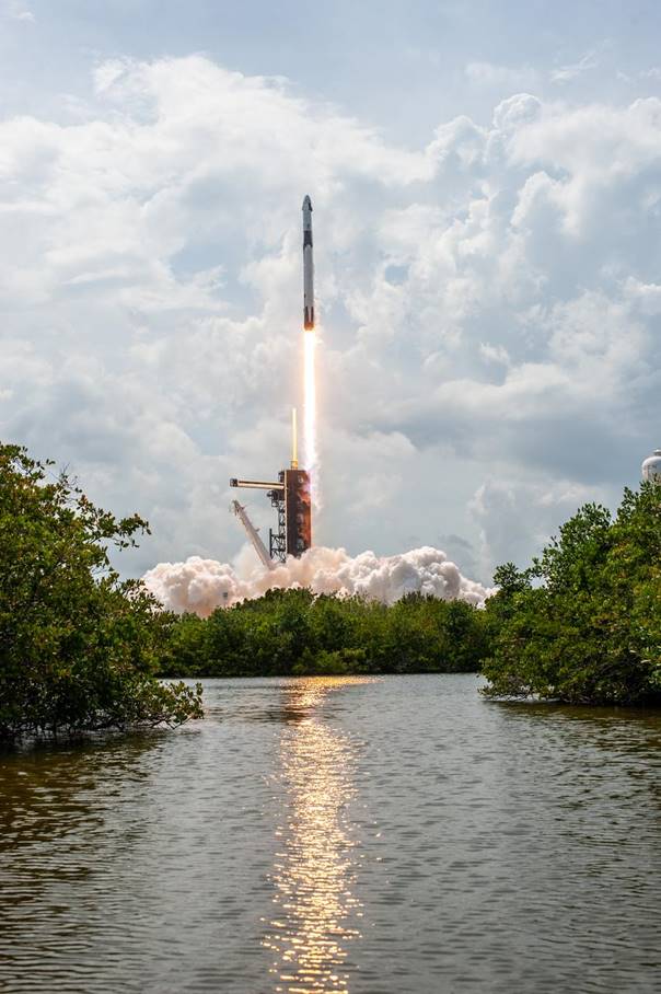 Falcon 9 Crew Dragon Demo-2 Launch, Photo Courtesy NASA