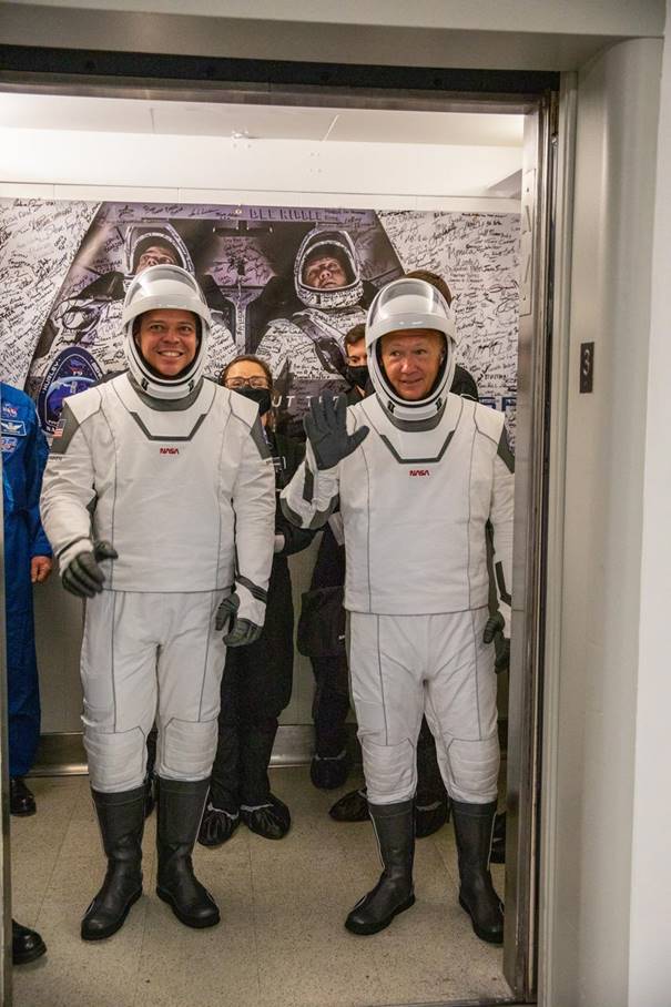 Astronauts Bob Behnken (Left) And Doug Hurley (Right) Photo Courtesy NASA