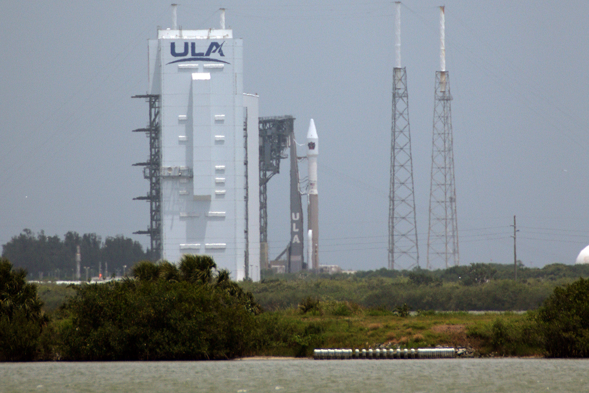 Atlas V SBIRS GEO-5 On Launch Pad 41, Photo Courtesy Carleton Bailie Spaceline