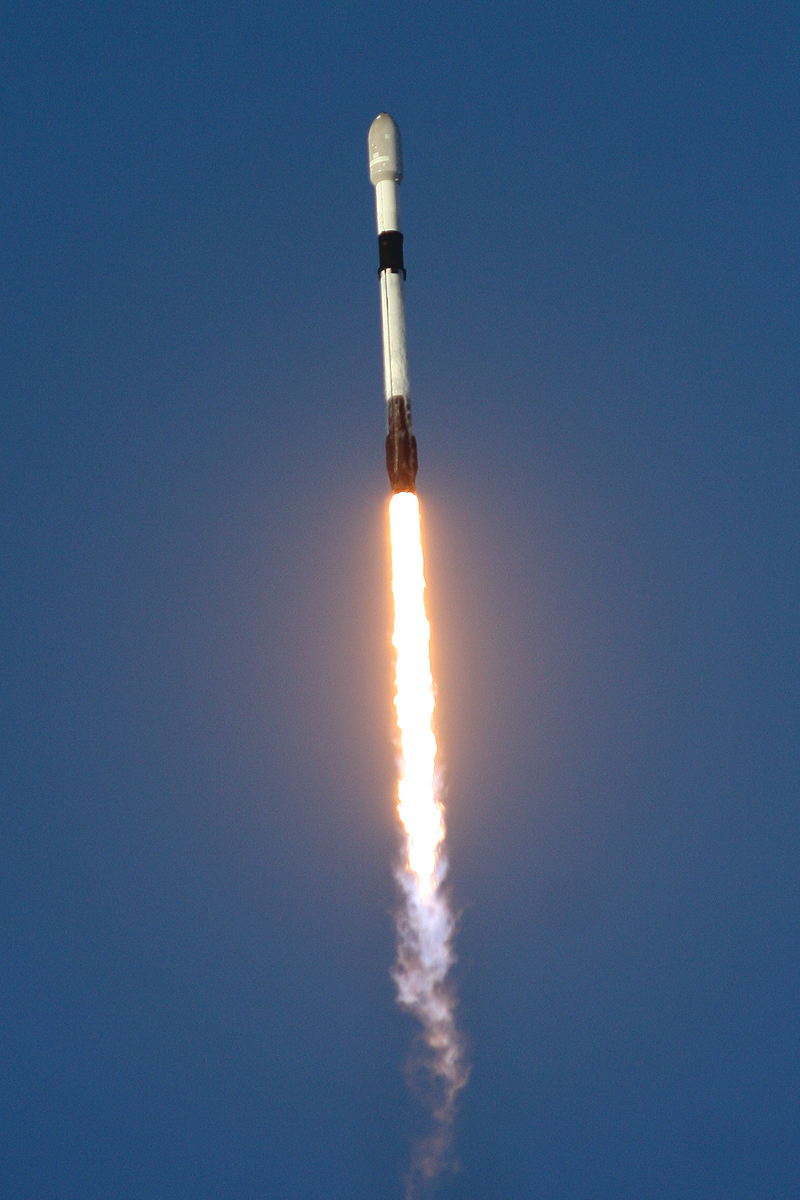 Falcon 9 Starlink V1.0-L26 Ascent, Photo Courtesy Carleton Bailie Spaceline