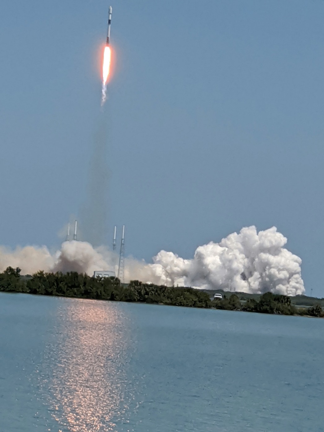 Falcon 9 Starlink V1.0-L23 Launch, Photo Courtesy Cliff Lethbridge Spaceline