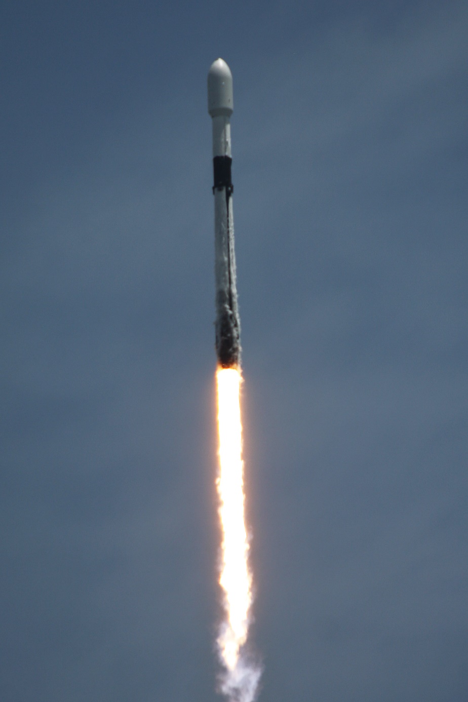 Falcon 9 GPS III-SV05 In Flight, Photo Courtesy Carleton Bailie-Spaceline