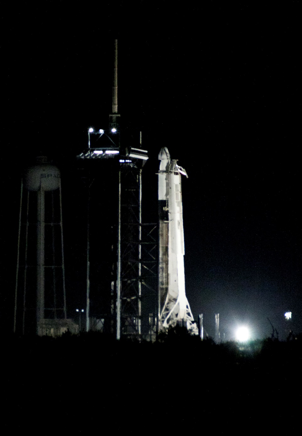 Falcon 9 CRS-23 On Launch Pad 39A, Photo Courtesy Carleton Bailie, Spaceline