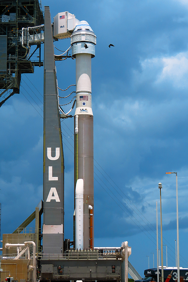 Atlas V Starliner On Launch Pad 41, Photo Courtesy Carleton Bailie, Spaceline