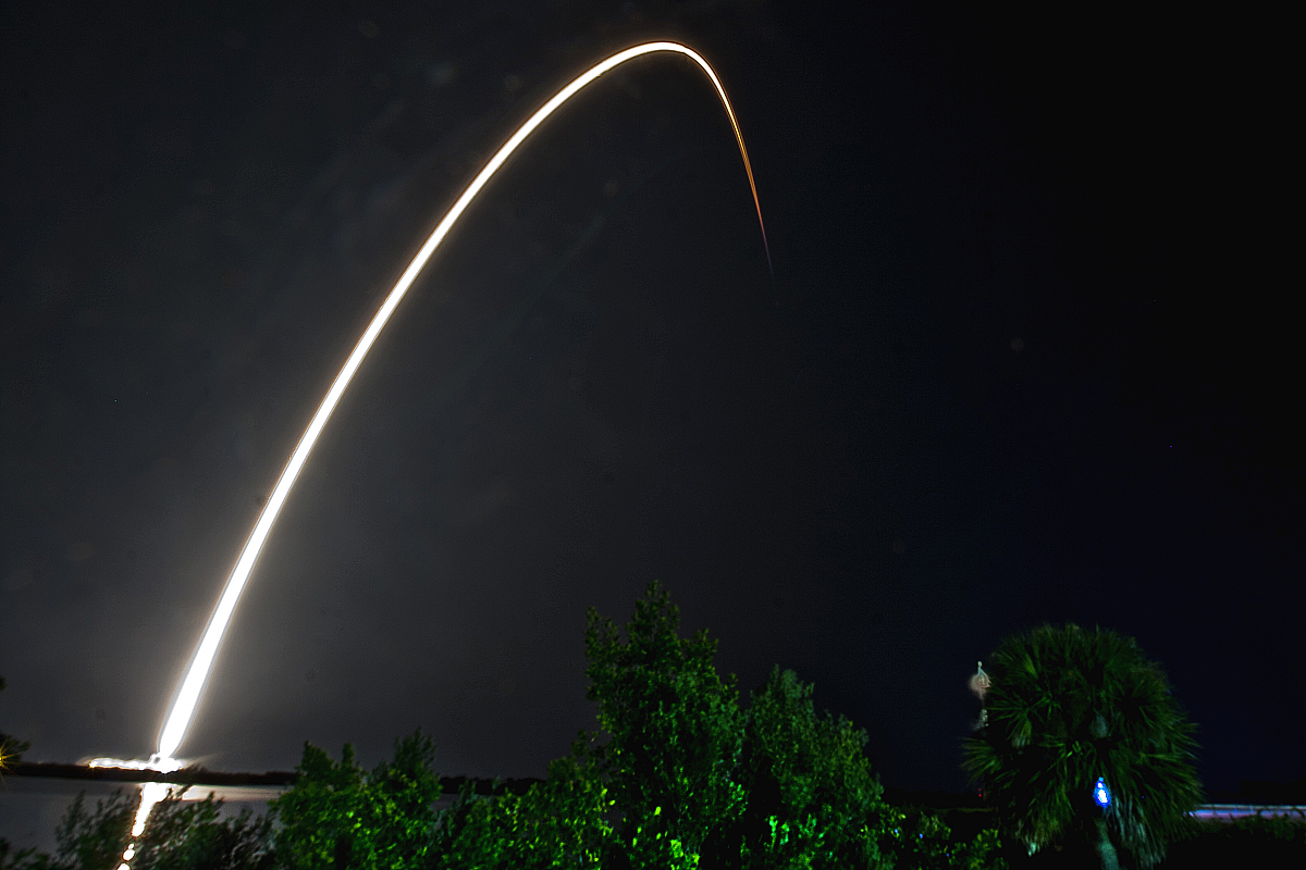 Falcon 9 IXPE Streak Shot, Photo Courtesy Carleton Bailie, Spaceline