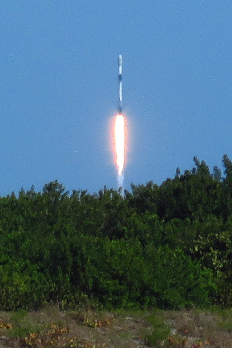 Falcon 9 Starlink 4-8 Launch, Photo Courtesy Carleton Bailie, Spaceline