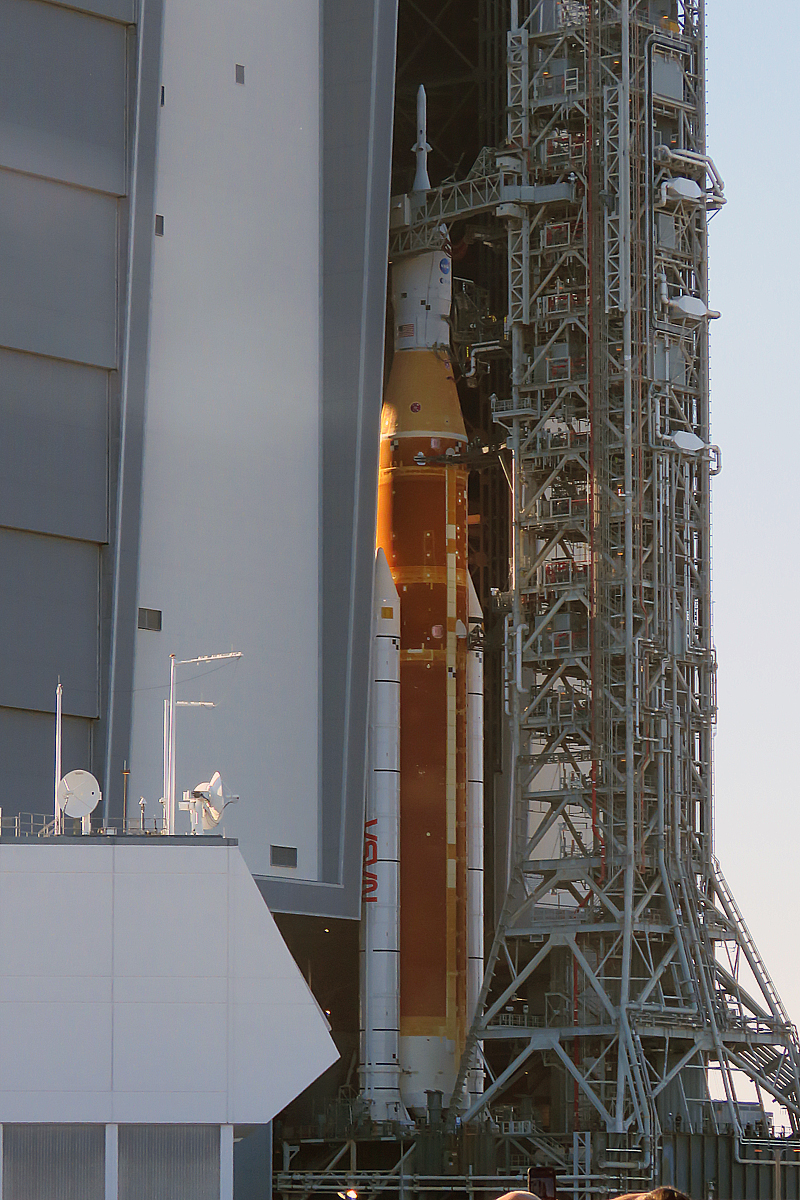 SLS Rollout, Photo Courtesy Carleton Bailie, Spaceline