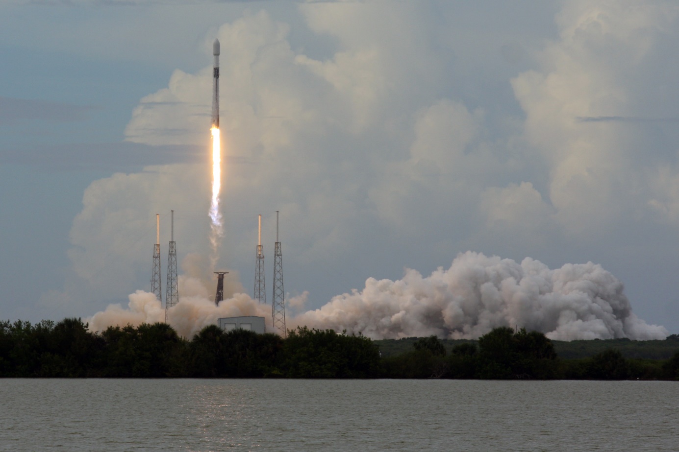 Falcon 9 SES-22 Launch, Photo Courtesy Carleton Bailie, Spaceline