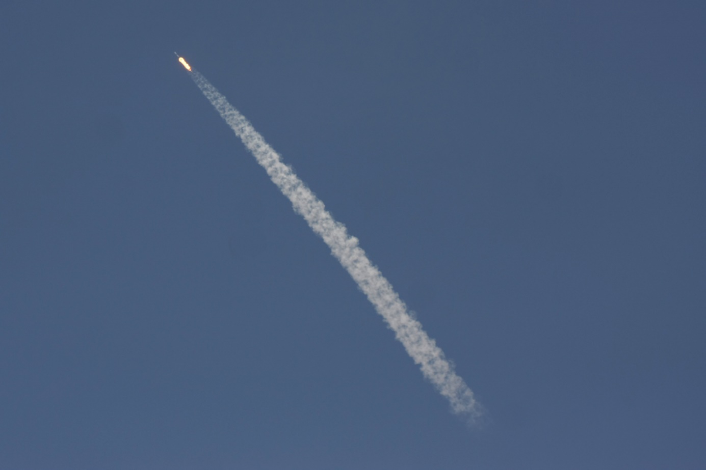 Falcon 9 Starlink 4-19 Downrange, Photo Courtesy Carleton Bailie, Spaceline